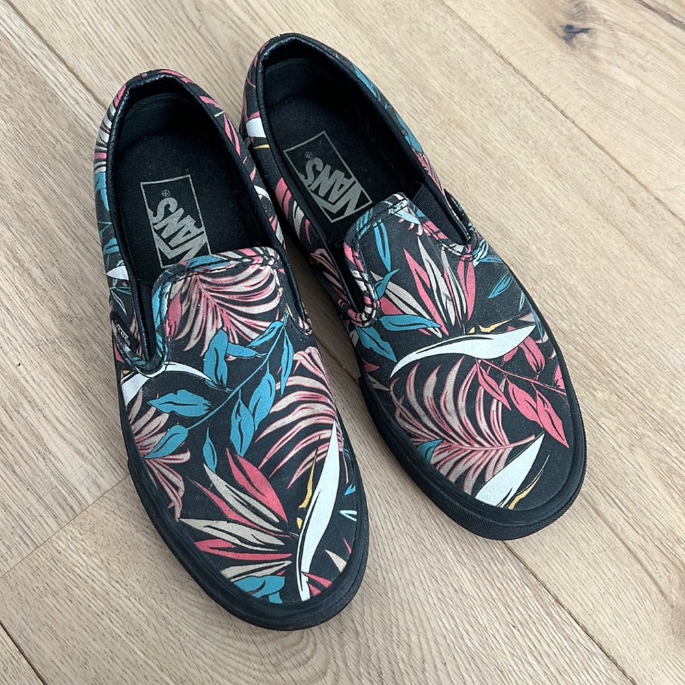 Tropical palm vans